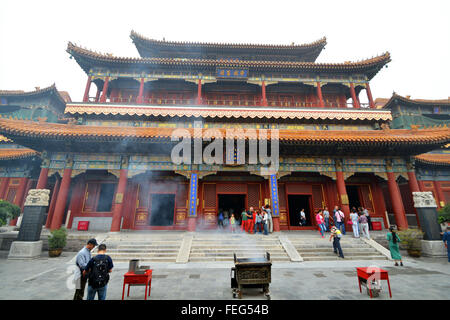 wichtigsten Pavillon auf der Lama-Tempel Stockfoto