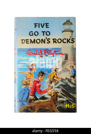 Enid Blytons "Fünf gehe zu Dämons Felsen" neunzehnten Famous Five Buch, Ascot, Berkshire, England, Vereinigtes Königreich Stockfoto