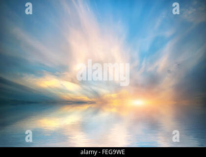 Himmelshintergrund. Zusammensetzung der Natur. Stockfoto