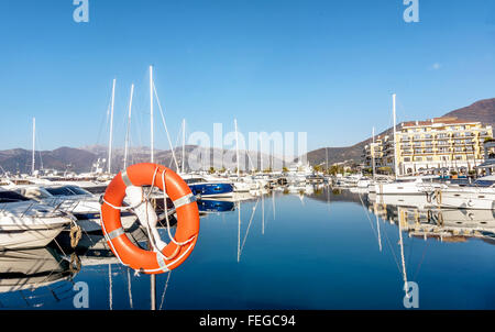 Hotel Regency in Porto Montenegro in Tivat, Montenegro Stockfoto