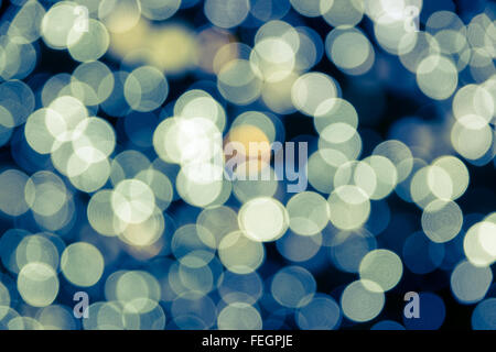 Bunte verschwommene Bokeh der Lichter Hintergrund. Stockfoto