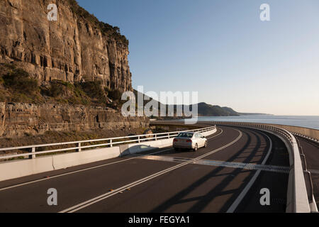 Der Sea Cliff Bridge ist ein Highlight entlang Grand Pacific Drive eine Küstenstraße zwischen Sydney und Wollongong, Australien Stockfoto