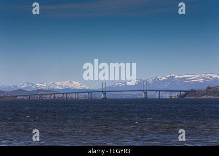 Kessock Brücke verbindet die Stadt Inverness mit Black Isle über die Beauly Firth in den Highlands von Schottland, UK Stockfoto