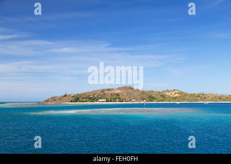 Nanuya Lailai Insel, blaue Lagune, Yasawa Inseln, Fidschi Stockfoto