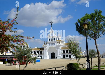 Die Einsiedelei von El Rocío. El Rocio, Almonte, Provinz Huelva, Andalusien, Spanien Stockfoto