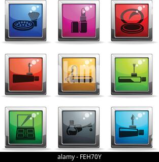 Make up Icons set Stock Vektor