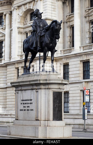 Statue von Field Marshal Earl Haig, Whitehall Stockfoto