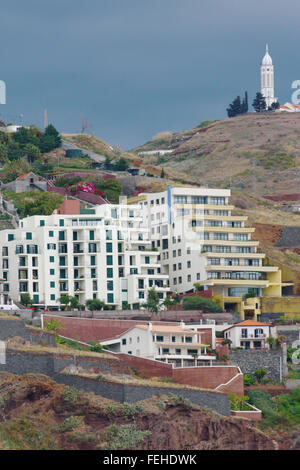 Blick auf die Südküste Funchal, Madeira Stockfoto