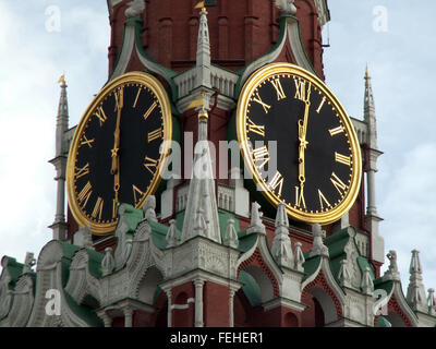 Kreml-Geläute Uhr Stockfoto