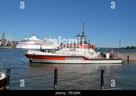 Der finnische Rettungsboot Gesellschaft Seenotkreuzer Jenny Wihuri in Helsinki, Finnland. Stockfoto