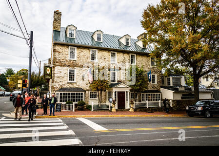 Red Fox Inn & Taverne, 2 East Washington Street, Middleburg, Virginia Stockfoto