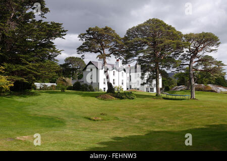 Dereen House and Gardens in der Nähe von Kenmare auf Halbinsel Beara, County Kerry, Irland Stockfoto