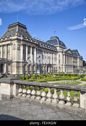 Der königliche Palast im Zentrum von Brüssel, Belgien Stockfoto