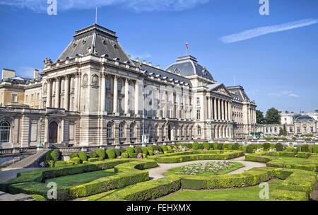 Der königliche Palast im Zentrum von Brüssel, Belgien Stockfoto