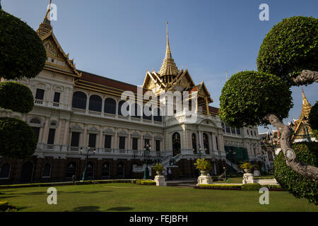 Der große Palast ist ein Komplex von Gebäuden in Bangkok diente als die offizielle Residenz der Könige von Thailand Stockfoto