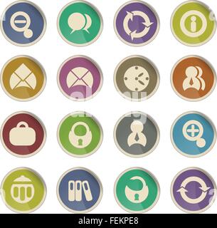 Business einfach Vektor-icons Stock Vektor