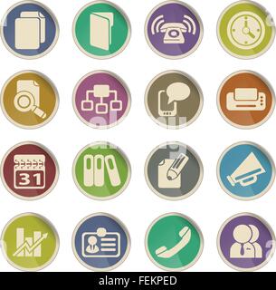 Business einfach Vektor-icons Stock Vektor