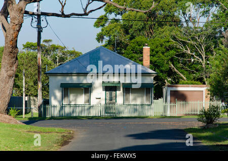 Hütten der Currarong an der südlichen Küste von New South Wales in Australien Stockfoto