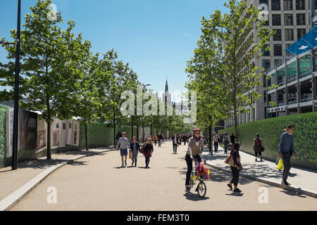 Des Königs Boulevard (neue Straße), König des Cross, London, UK Stockfoto