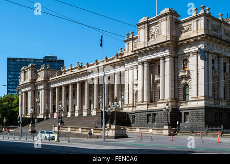 Parliament House, Melbourne, Victoria, Australien Stockfoto