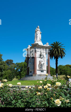 Königin Victoria Statue, Melbourne Park, Melbourne, Australien Stockfoto