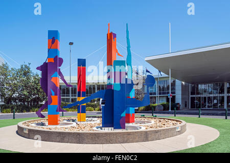 Melbourne Sports and Aquatic Centre Außenansicht, Melbourne, Australien Stockfoto