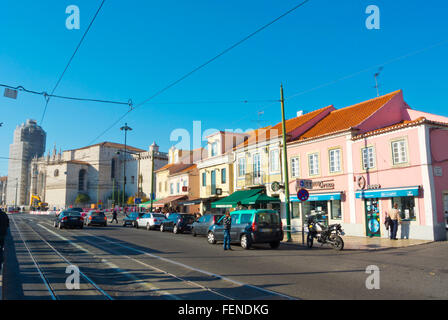 Rua de Belém, Lissabon, Portugal Stockfoto