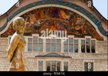 Kunst Nouveau Guild Hall, Le Locle, UNESCO-Welterbe Ort La Chaux-de-Fonds / Le Locle Stockfoto