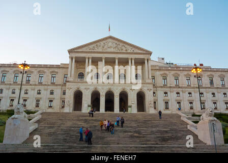 Sao Bento Palace, Houses, Assembleia da Republica, die Montage von Portugal, Lissabon, Portugal Stockfoto