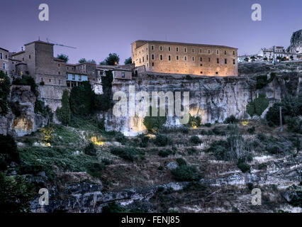 Panoramablick auf Stadt Cuenca, Spanien Stockfoto