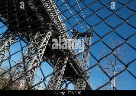 Williamsburg Bridge, East River, NYC, USA Stockfoto