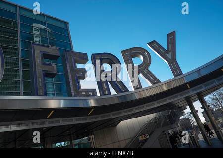 Staten Island Ferry Terminal in New York City Stockfoto