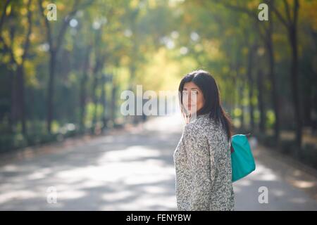 Reife Frau, Sevilla, Spanien Stockfoto