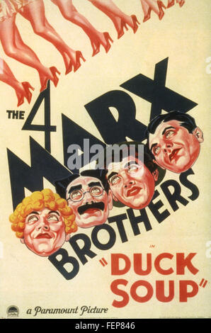 DUCK SOUP 1933 Paramount Pictures Film mit den Marx Brothers Stockfoto