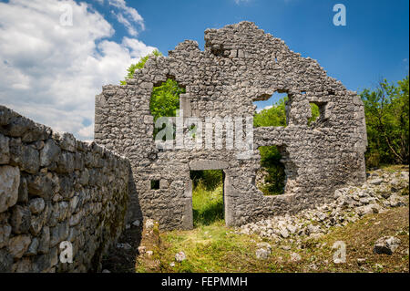 Ruine der Festung Bedem in Niksic, Montenegro Stockfoto