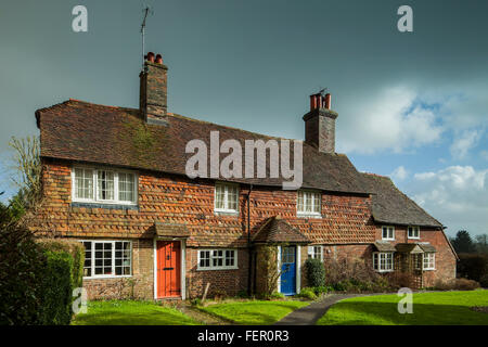 Ein traditionelles Ferienhaus Cuckfield, West Sussex, England. Stockfoto