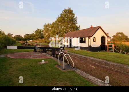 Frankton werden auf der Montgomery-Zweig der Llangollen Kanal gesperrt Stockfoto