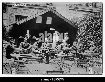 CVJM in Paris, Frau T Roosevelt Jr. Stockfoto