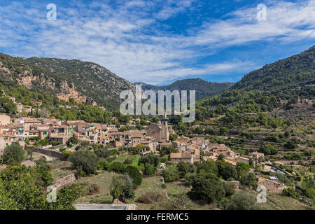 Valdemossa anzeigen Panorama-Landschaft Mallorca Mallorca Balearen, Spanien Stockfoto