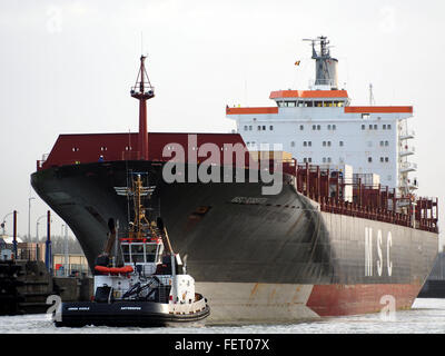 MSC Roberta (Schiff, 1993), IMO 9038907, Hafen von Antwerpen, Belgien-Bild 5 Stockfoto