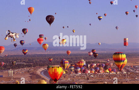 Albuquerque, NM, USA. 1. November 2013. Die Albuquerque International Balloon Fiesta am 12. Oktober 1992 in Albuquerque, NM. © Scott A. Miller/ZUMA Draht/Alamy Live-Nachrichten Stockfoto