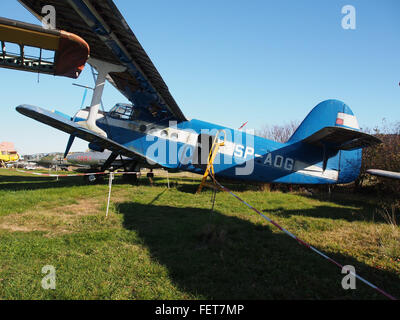 SP-AOG (Flugzeuge) Antonov AN-2, Internationales Luftfahrtmuseum Manfred Pflumm Stockfoto