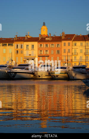 Saint Tropez im Abendlicht, Frankreich Stockfoto