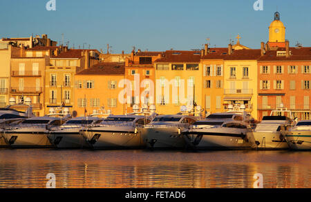 Saint Tropez im Abendlicht, Frankreich Stockfoto