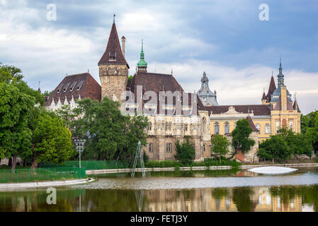Burg Vajdahunyad, Budapest, Ungarn Stockfoto
