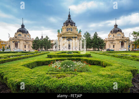 Szechenyi-Bad Spa, Budapest, Ungarn Stockfoto