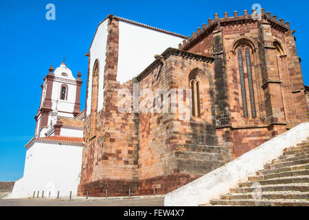 Silves Kathedrale, Algarve, Portugal, Europa Stockfoto