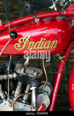 1929 Indian 101 Scout Motorrad. Klassische amerikanische Motorrad Stockfoto