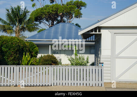 Hütten der Currarong an der südlichen Küste von New South Wales in Australien Stockfoto