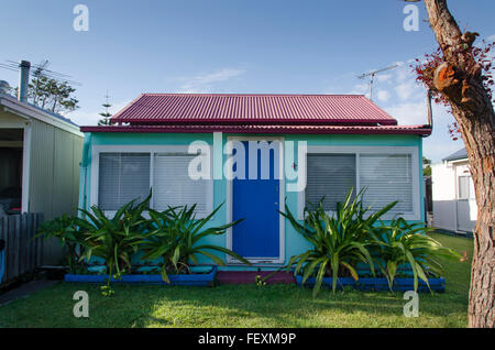 Hütten der Currarong an der südlichen Küste von New South Wales in Australien Stockfoto